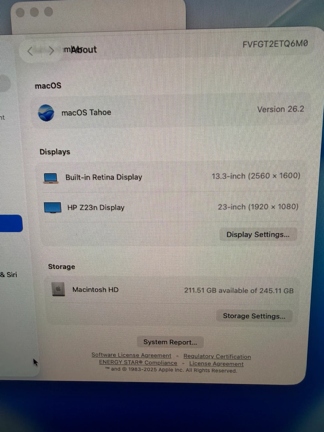 MacBook Air 2020 M1 16GB RAM 256Gb SSD bad screen - photo 2