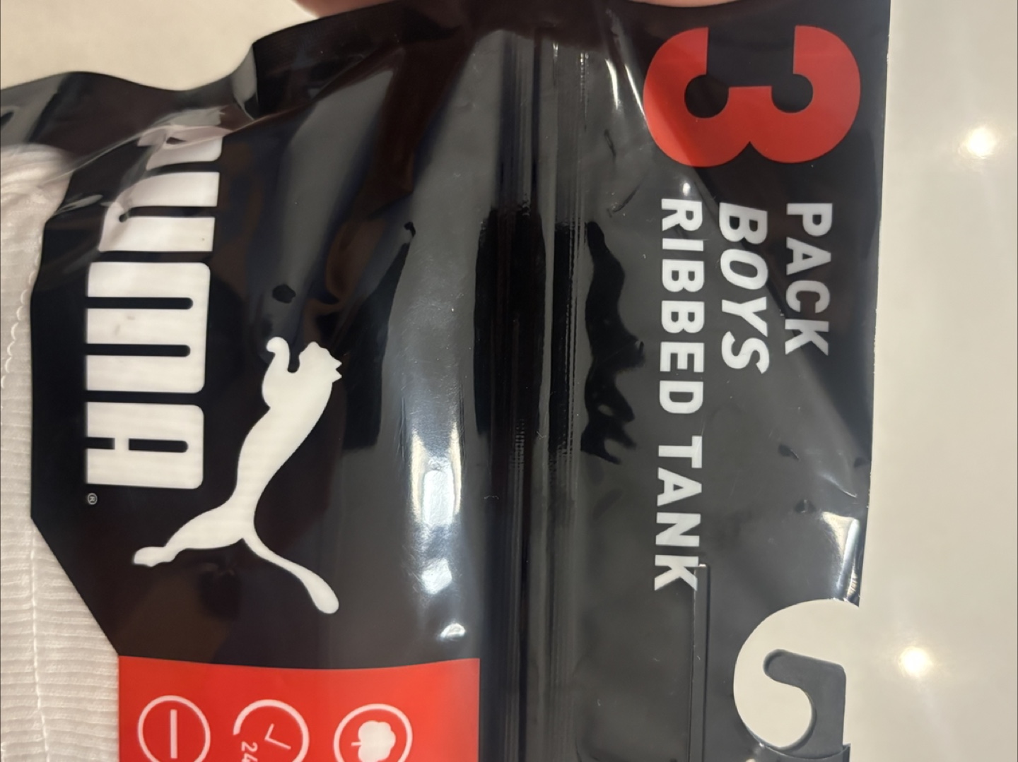 Puma Boys Ribbed Tank Top 3-Pack Size S - photo 3