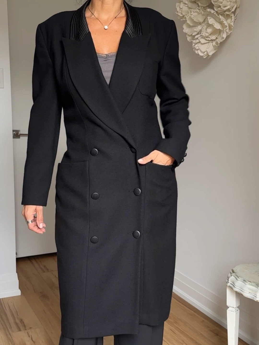 Vintage Wayne Clark Tuxedo Coat