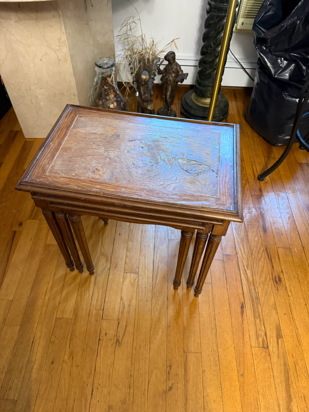 Vintage Wooden Nesting Tables, Set of 3 - photo 3