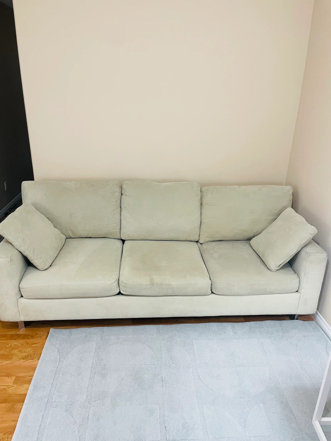 Beige sofa