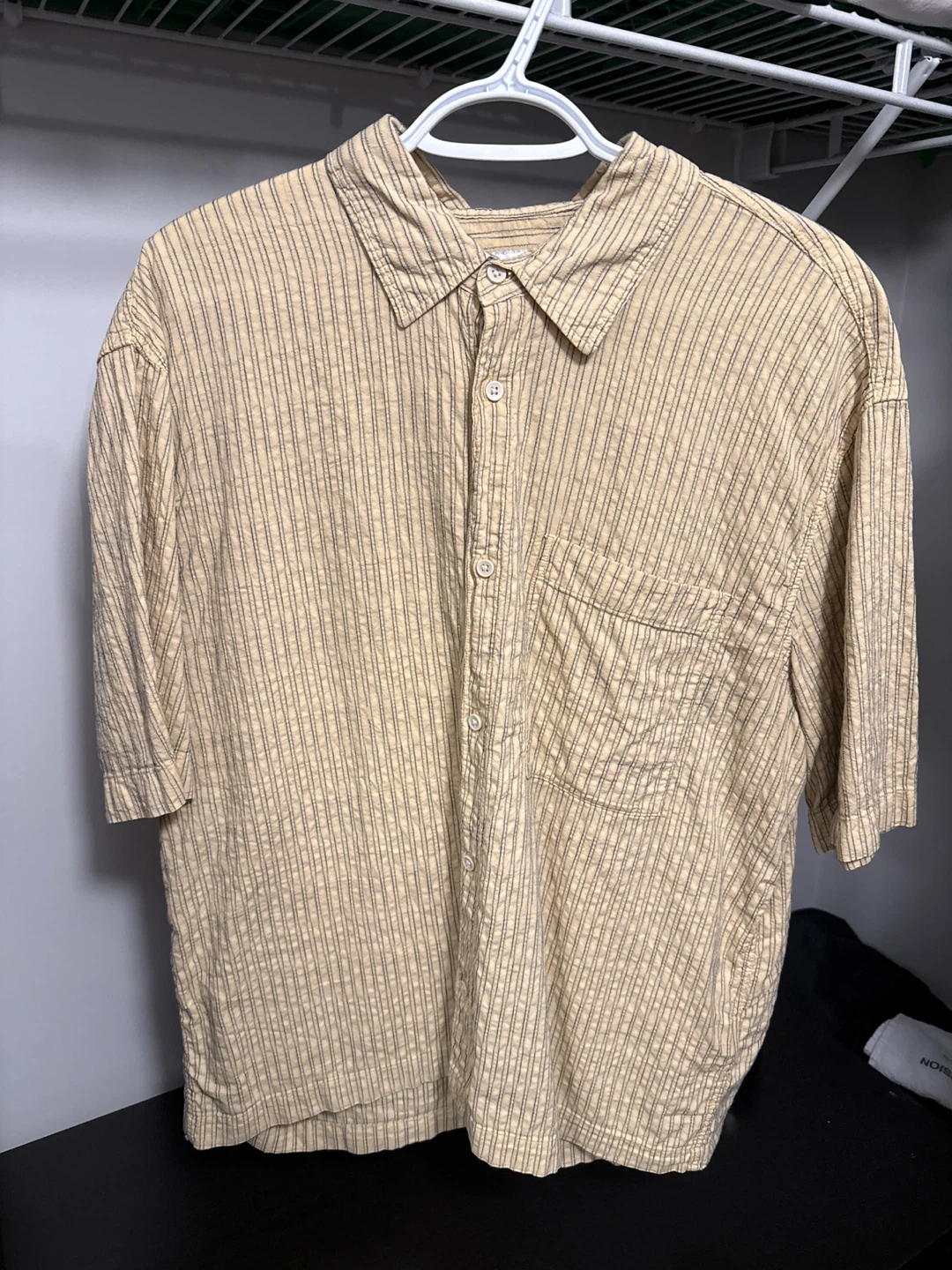 Zara Striped Short Sleeve Shirt