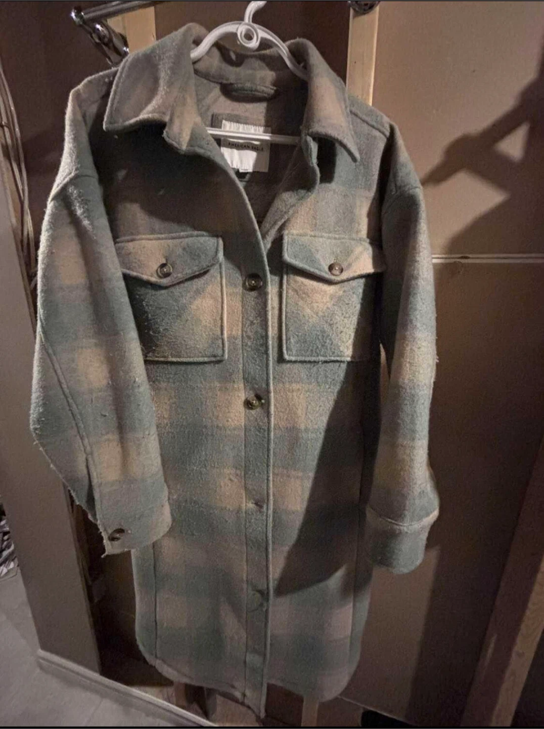 American Eagle Plaid Shacket