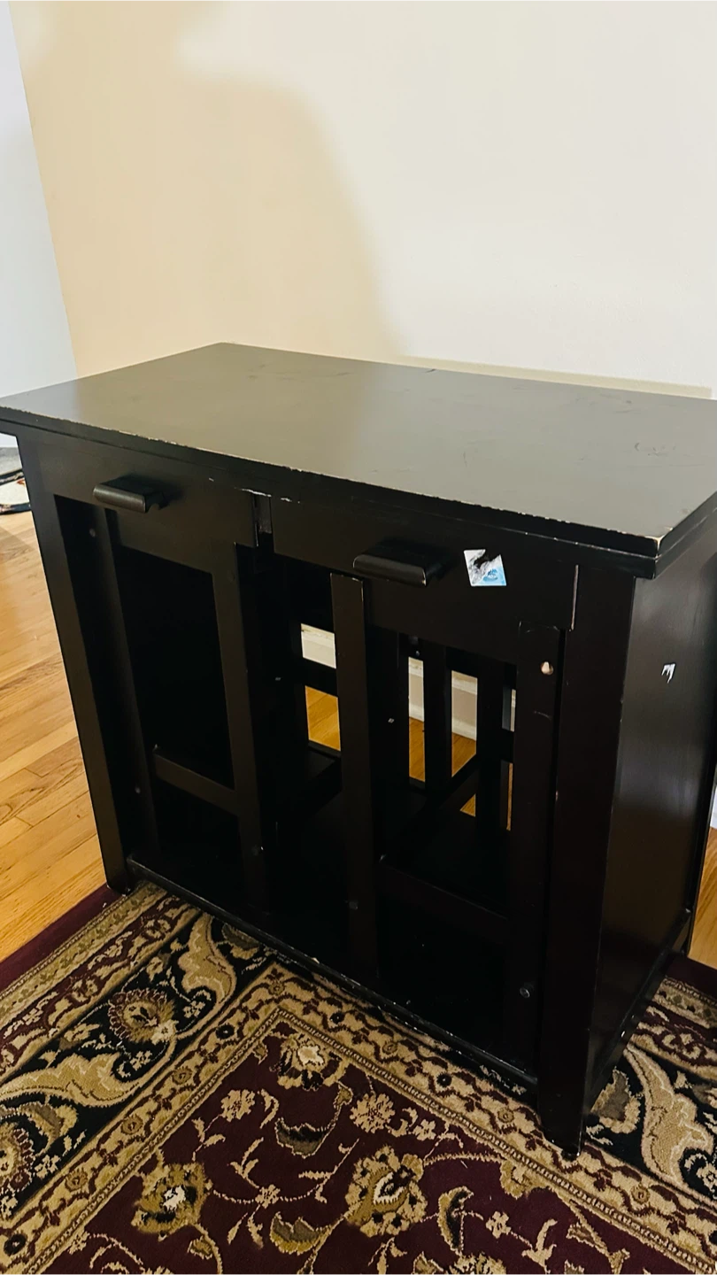 Black Space-Saving Breakfast Table Set