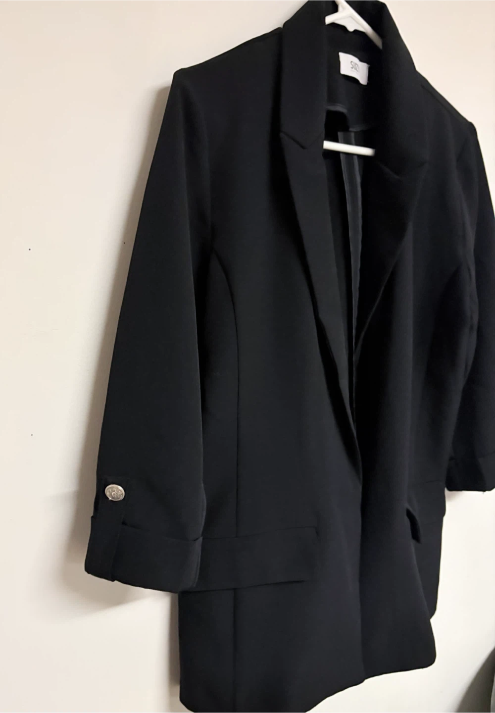 Open front blazer with cuffed sleeves (new ) - photo 2