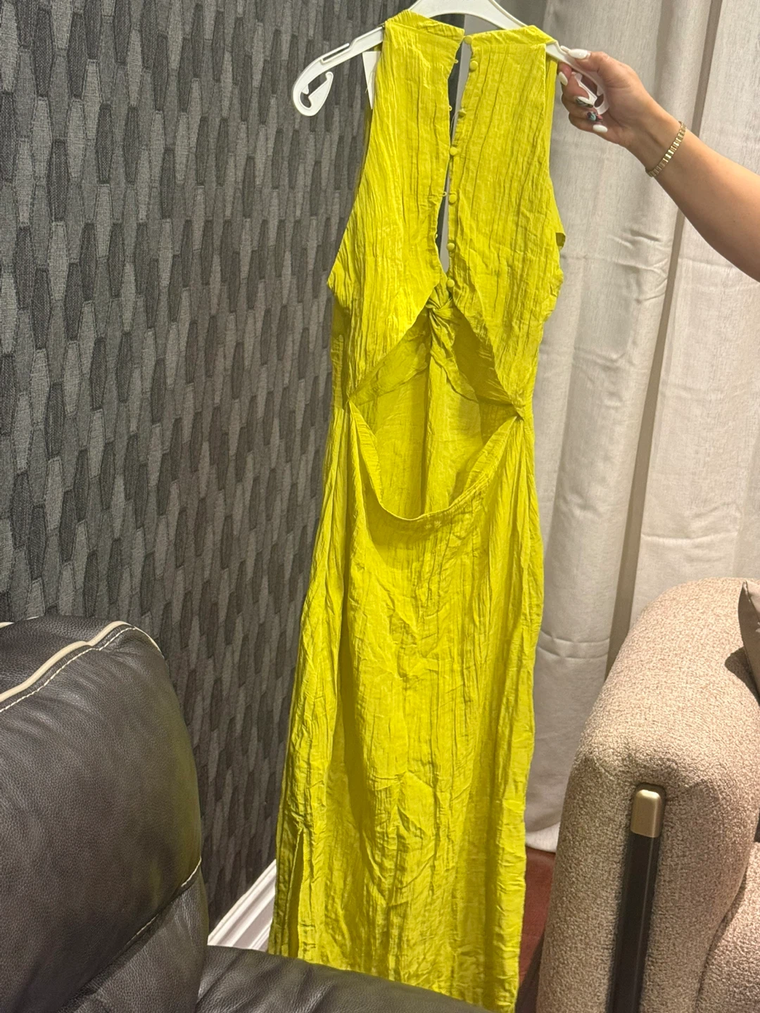 ZARA lime green dress - photo 2