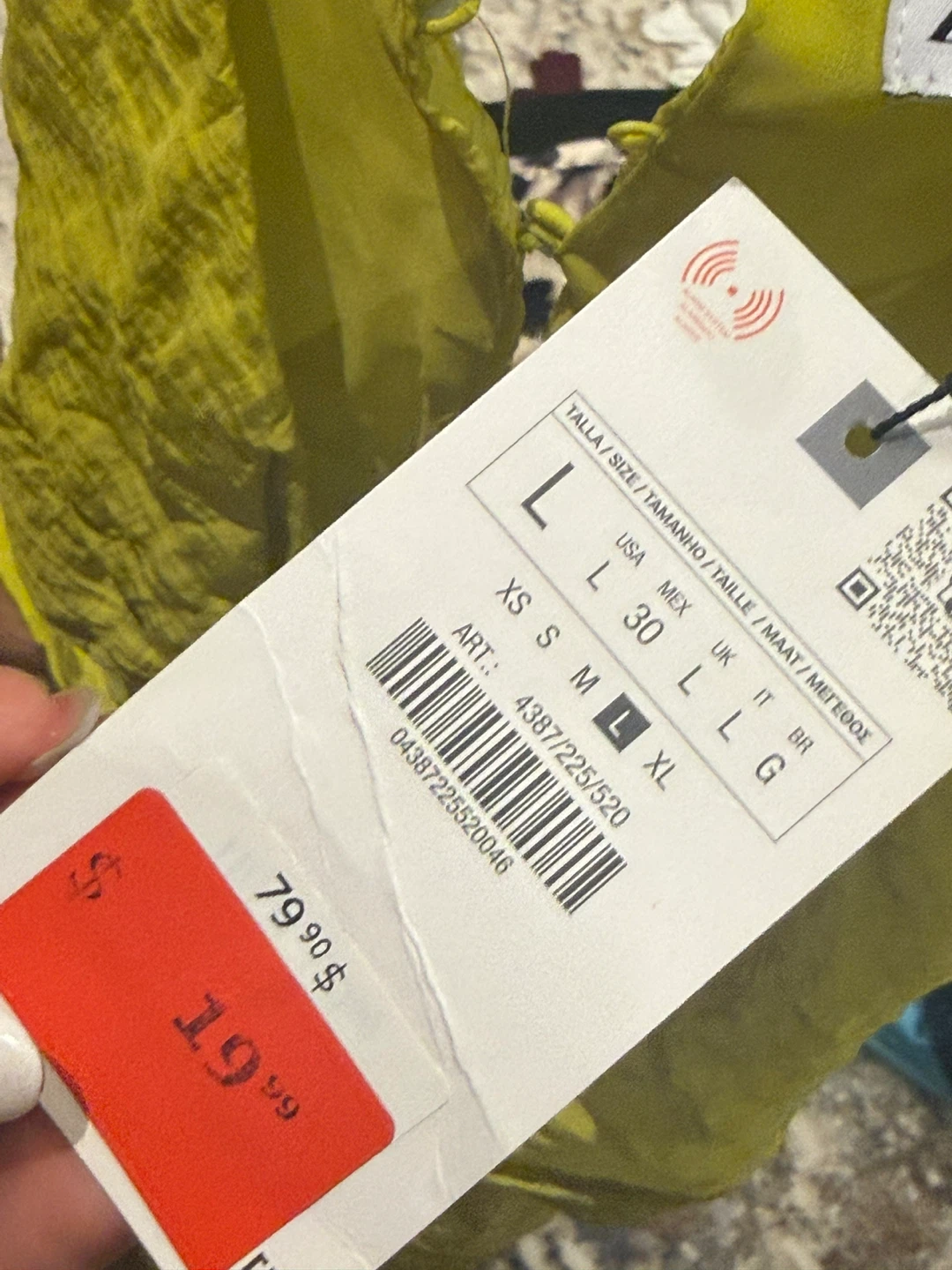 ZARA lime green dress - photo 3