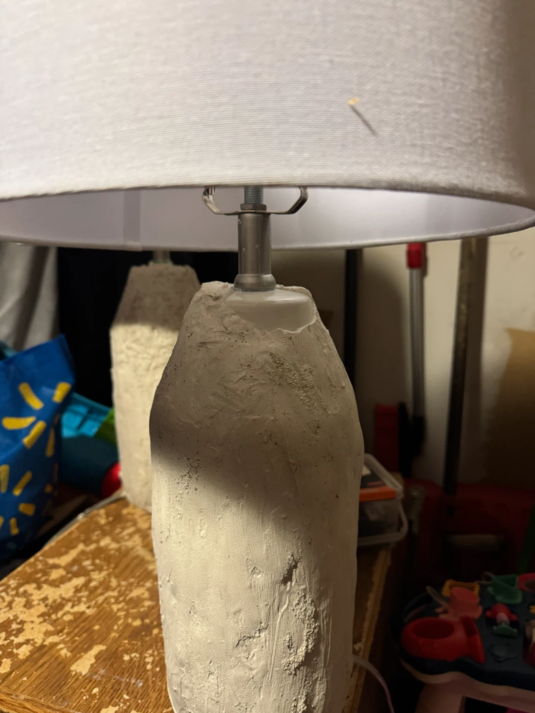 Set of 2 Stone-Texture Table Lamps - photo 2