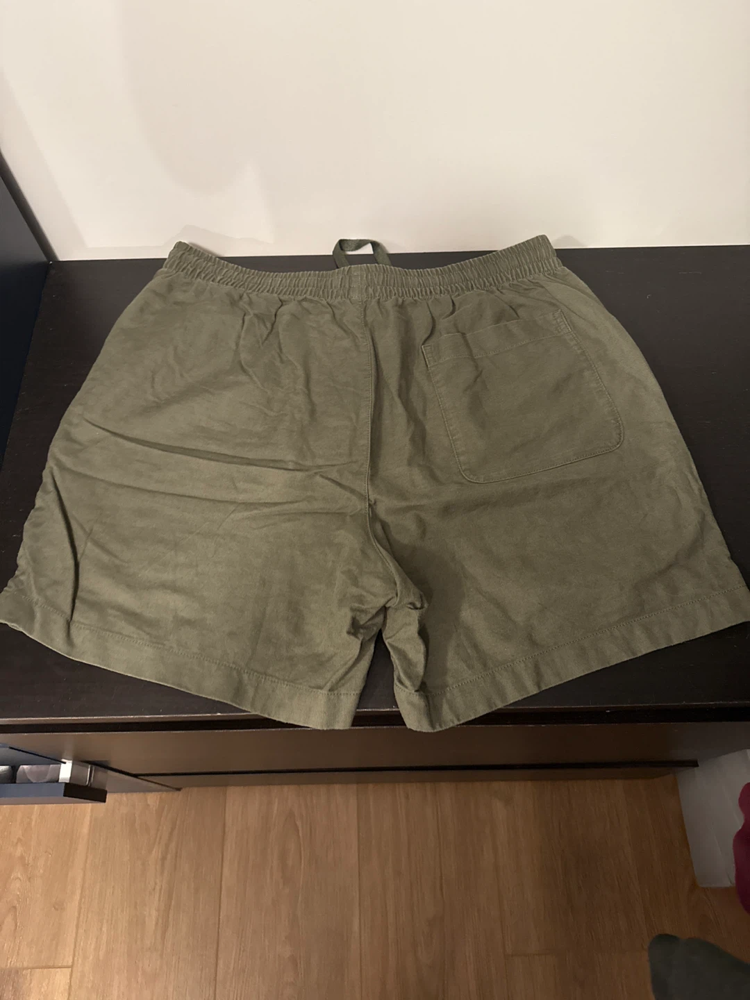 Uniqlo Olive Linen Blend Shorts - Large - photo 2