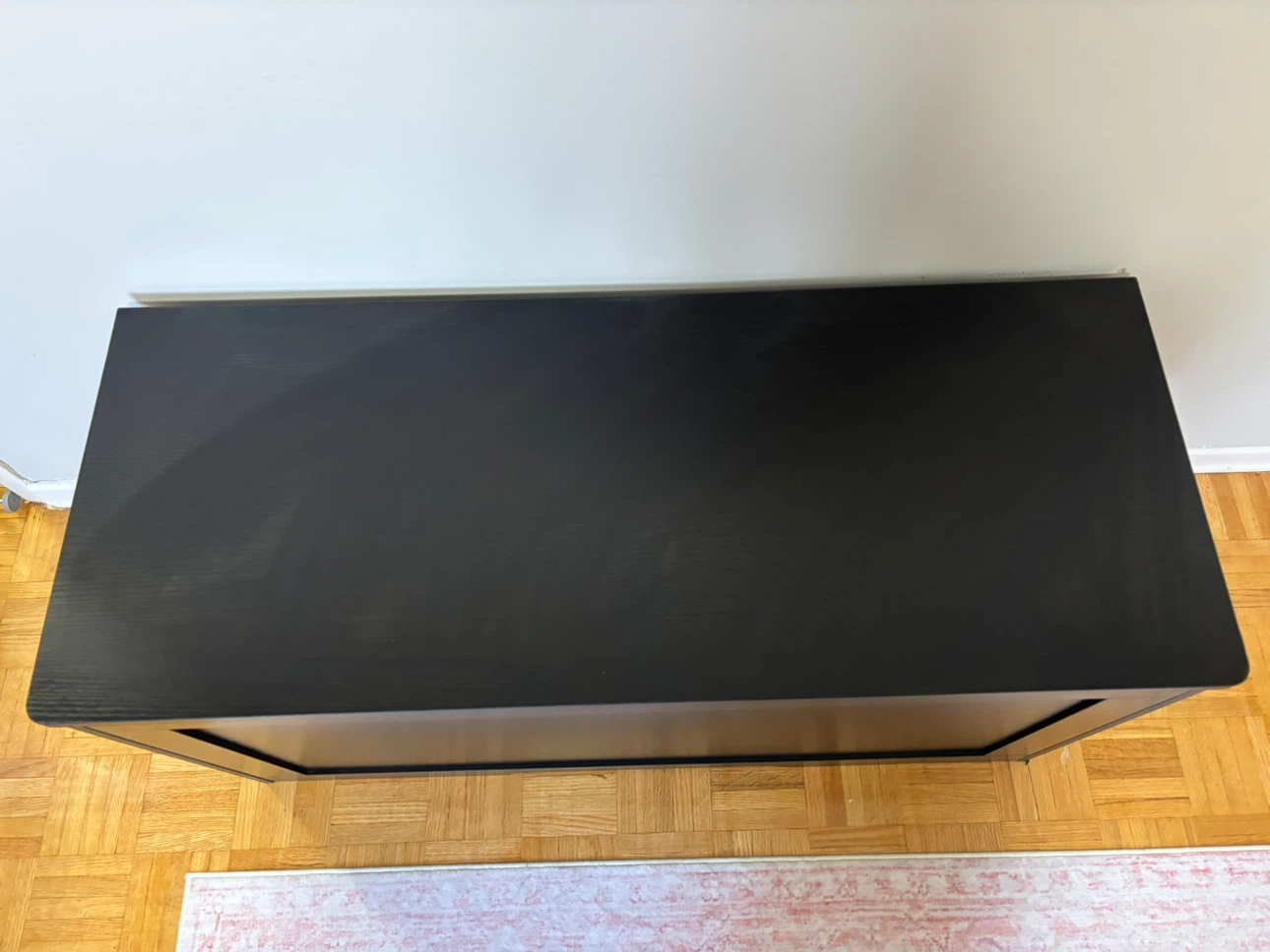 Black Wooden Storage Chest - photo 2