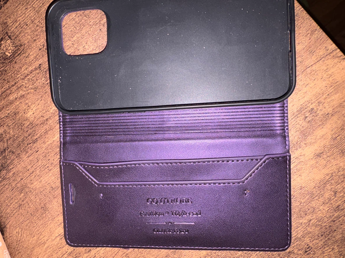 GQUTROBE Purple Phone Wallet Case