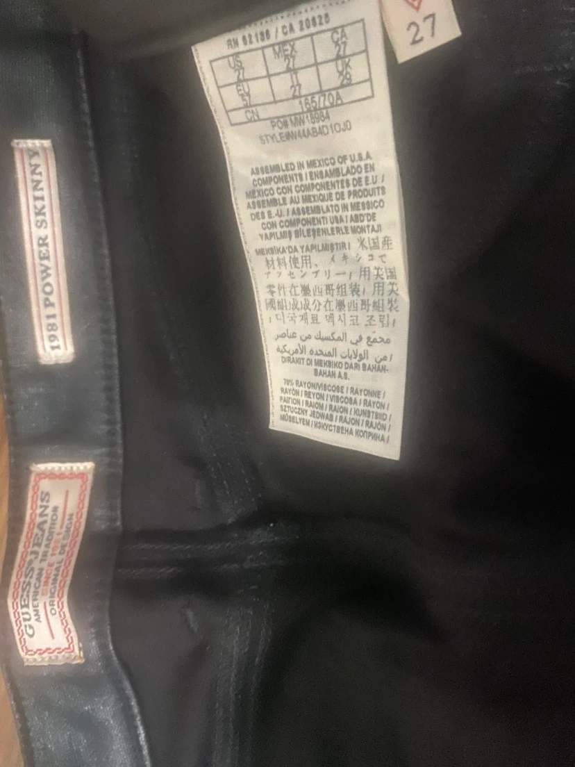 Guess 1981 Power Skinny Jeans Black - photo 4