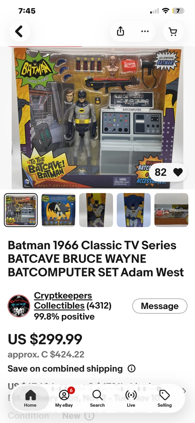Comic and toys Batman 1966 Classic TV Series Batcave Playset - photo 5