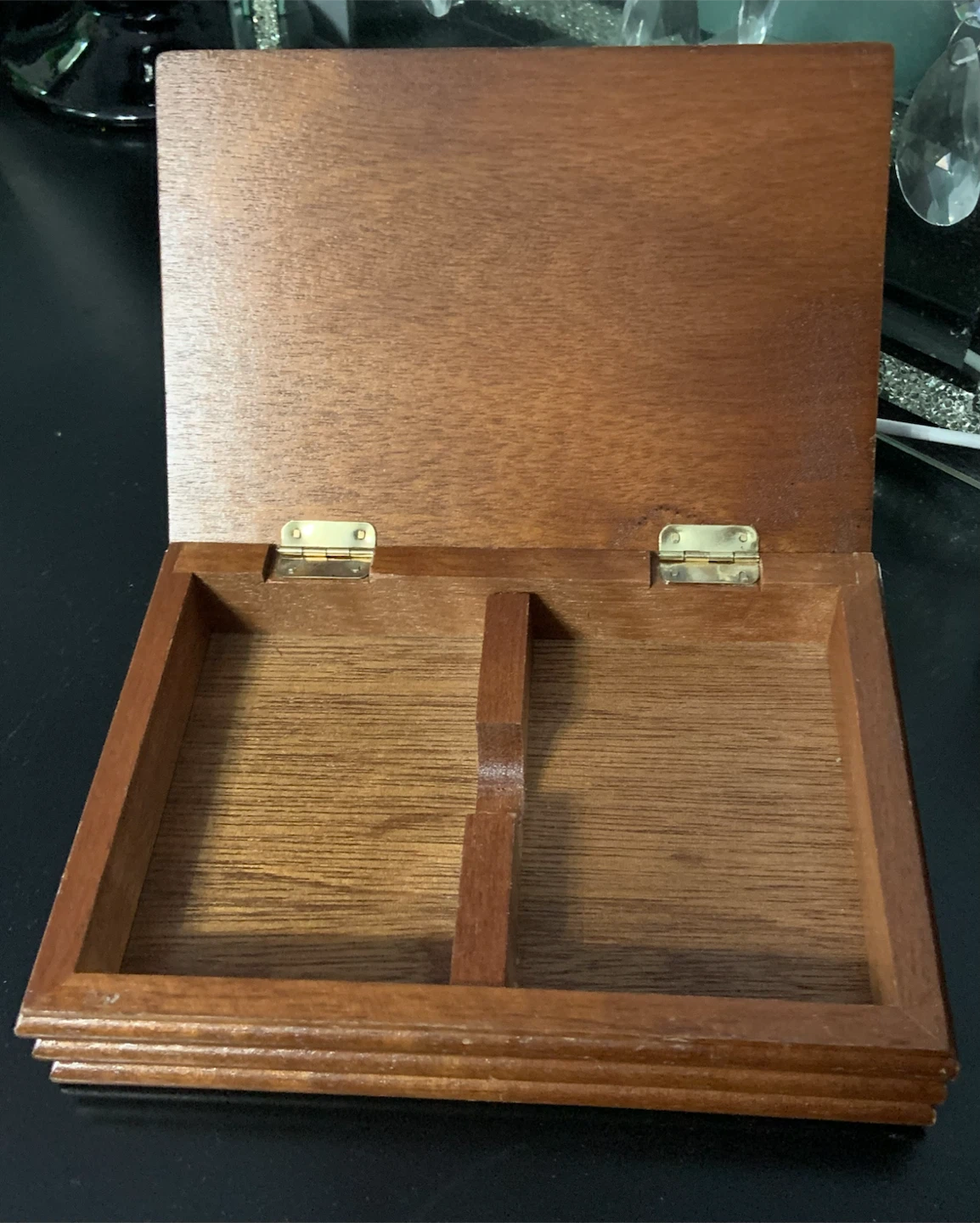 Wooden Poker Card Storage Box - photo 2