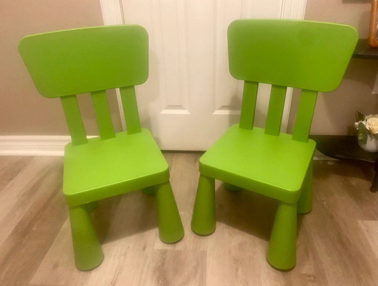 IKEA mammut kids chairs set