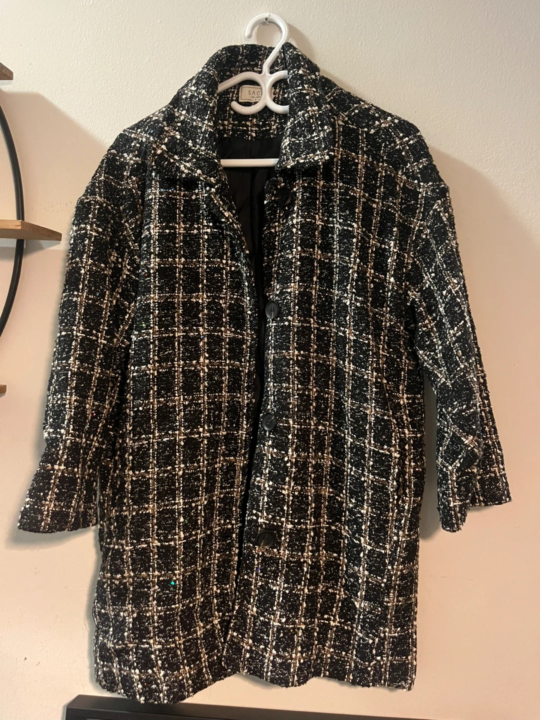 Sparkly Tweed Coat