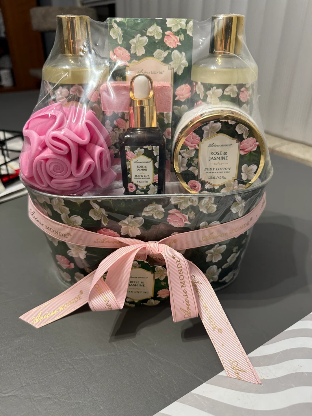 Ariose Monde Rose & Jasmine Bath Gift Set