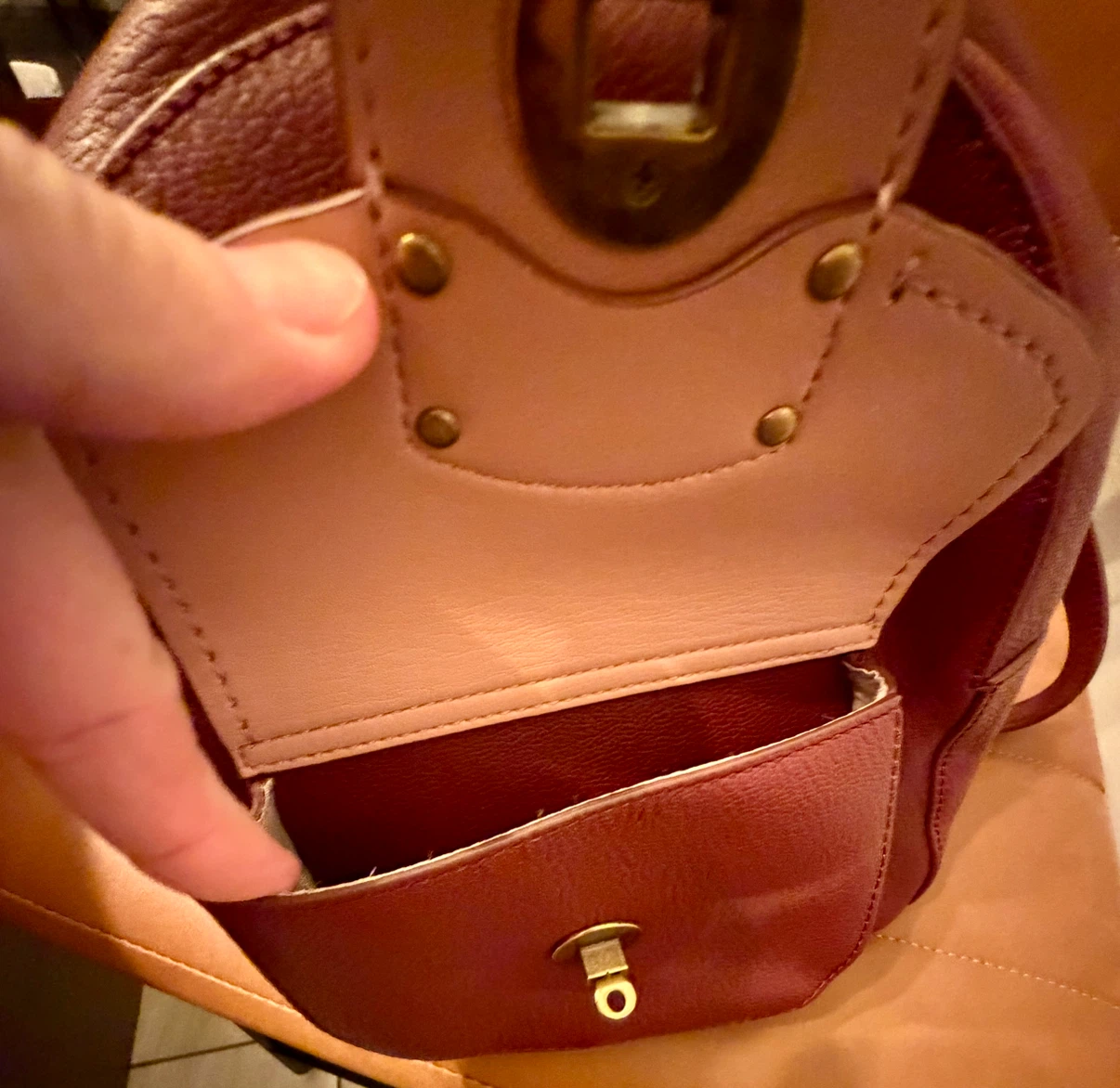 Lauren Ralph Lauren Women’s Leather Backpack - photo 2
