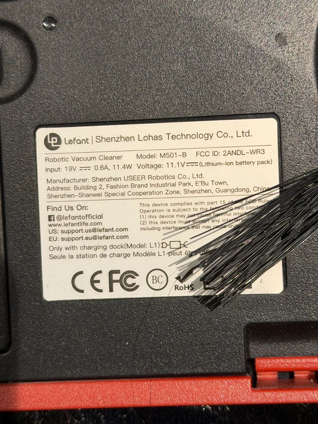 Lefant M501-B Robotic Vacuum Cleaner - photo 2