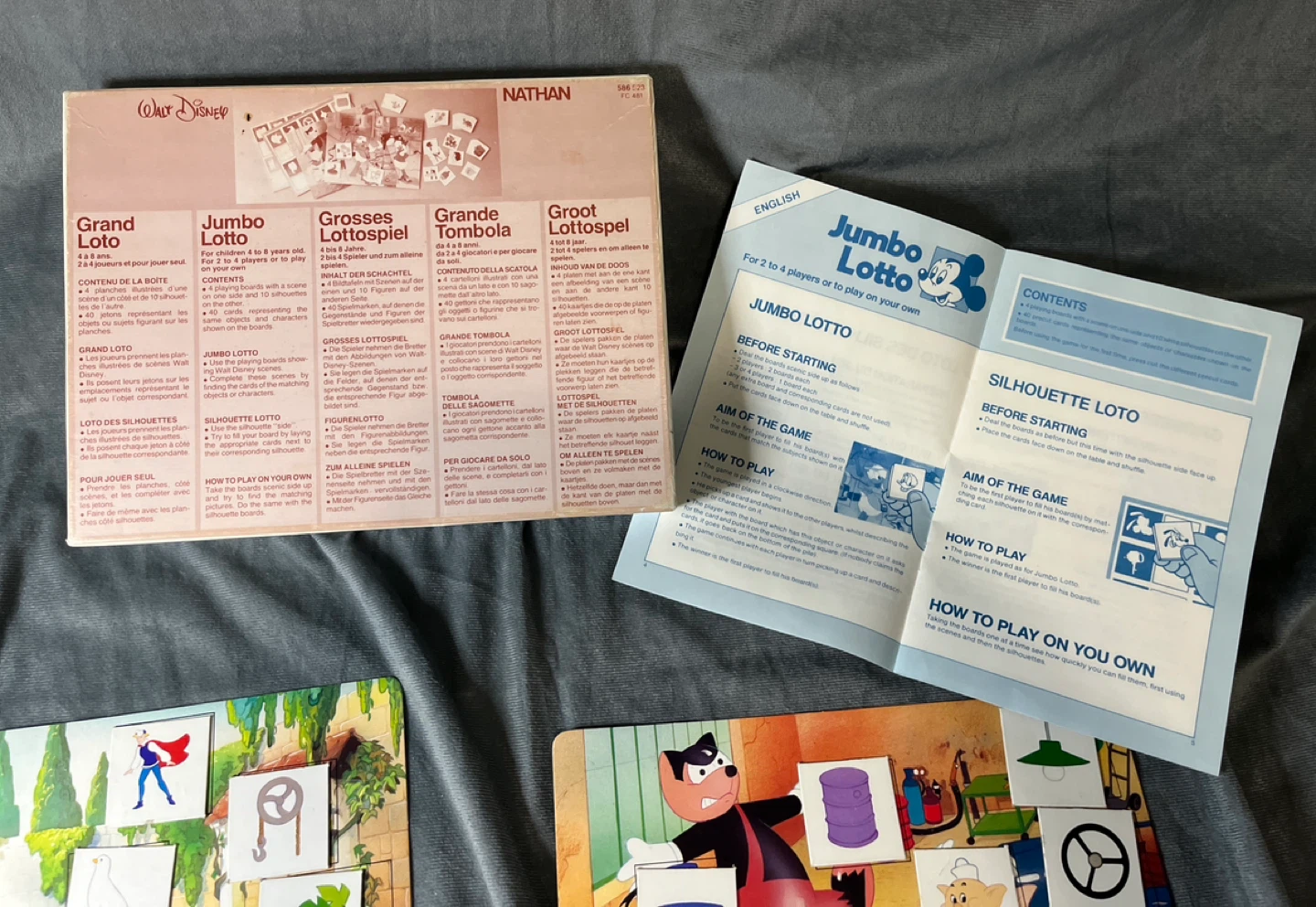 Disney Jumbo Lotto from 1983 - complete - photo 5