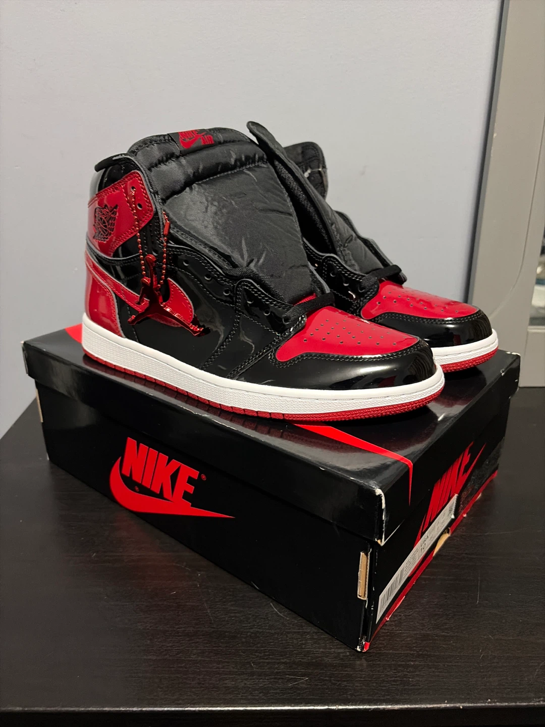 Nike Air Jordan 1 Retro High OG Patent Bred Size 10