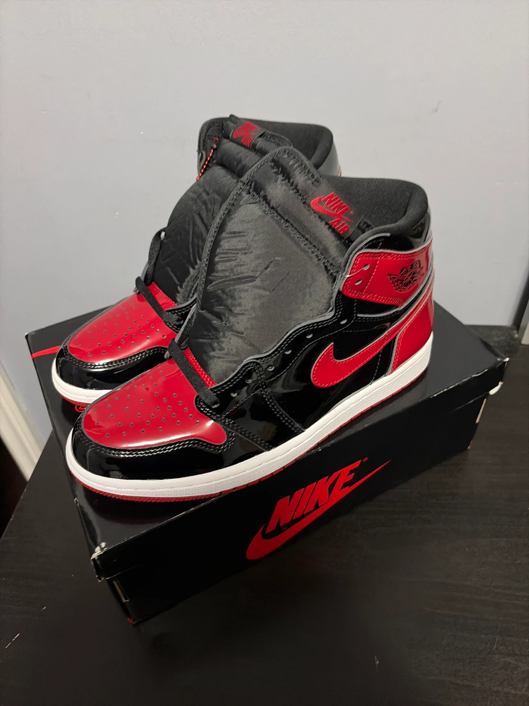 Nike Air Jordan 1 Retro High OG Patent Bred Size 10 - photo 3