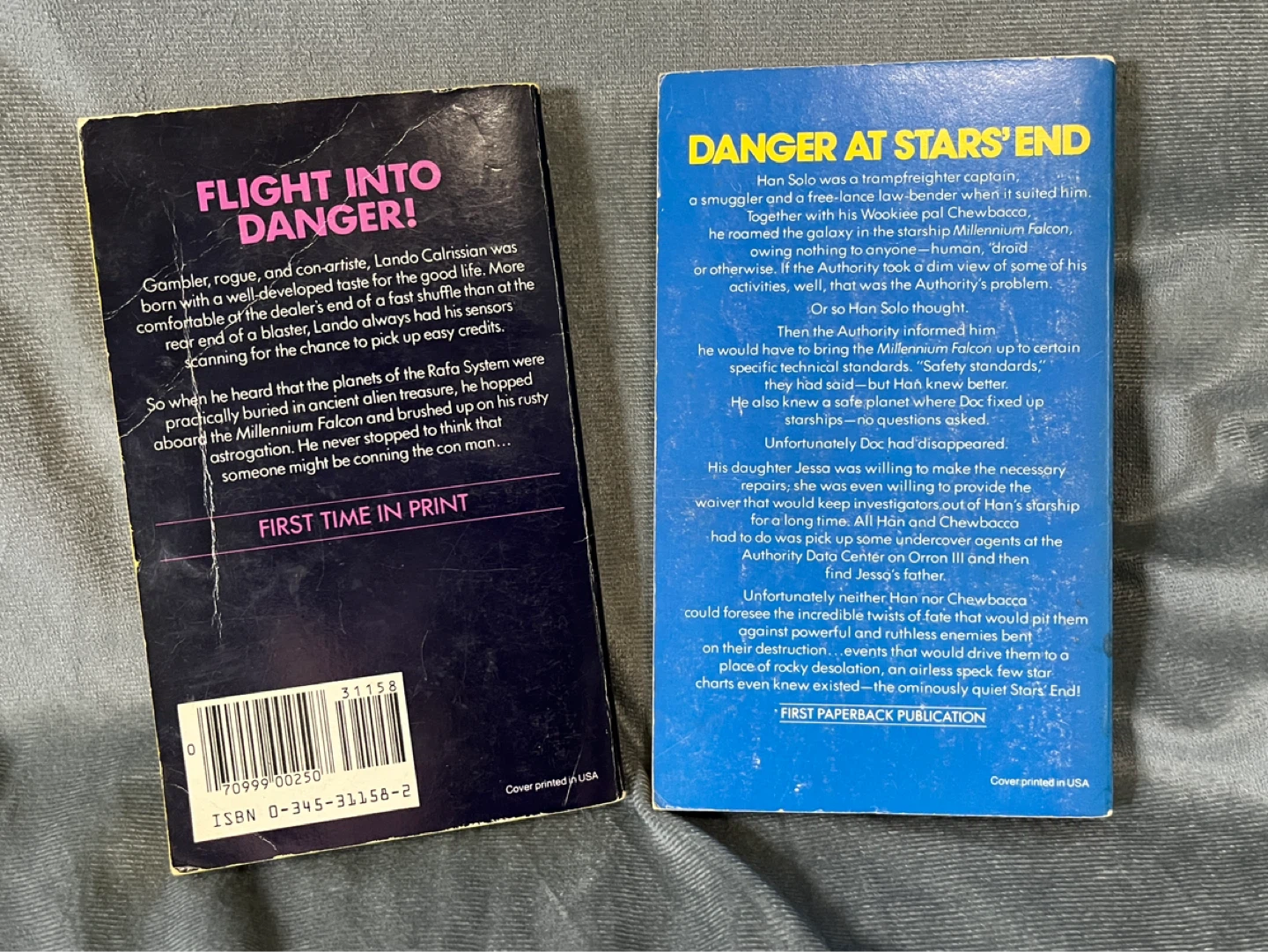 $20 for 6 Star Wars books from 70s/80s - Han Solo, Lando, Jedi - photo 5