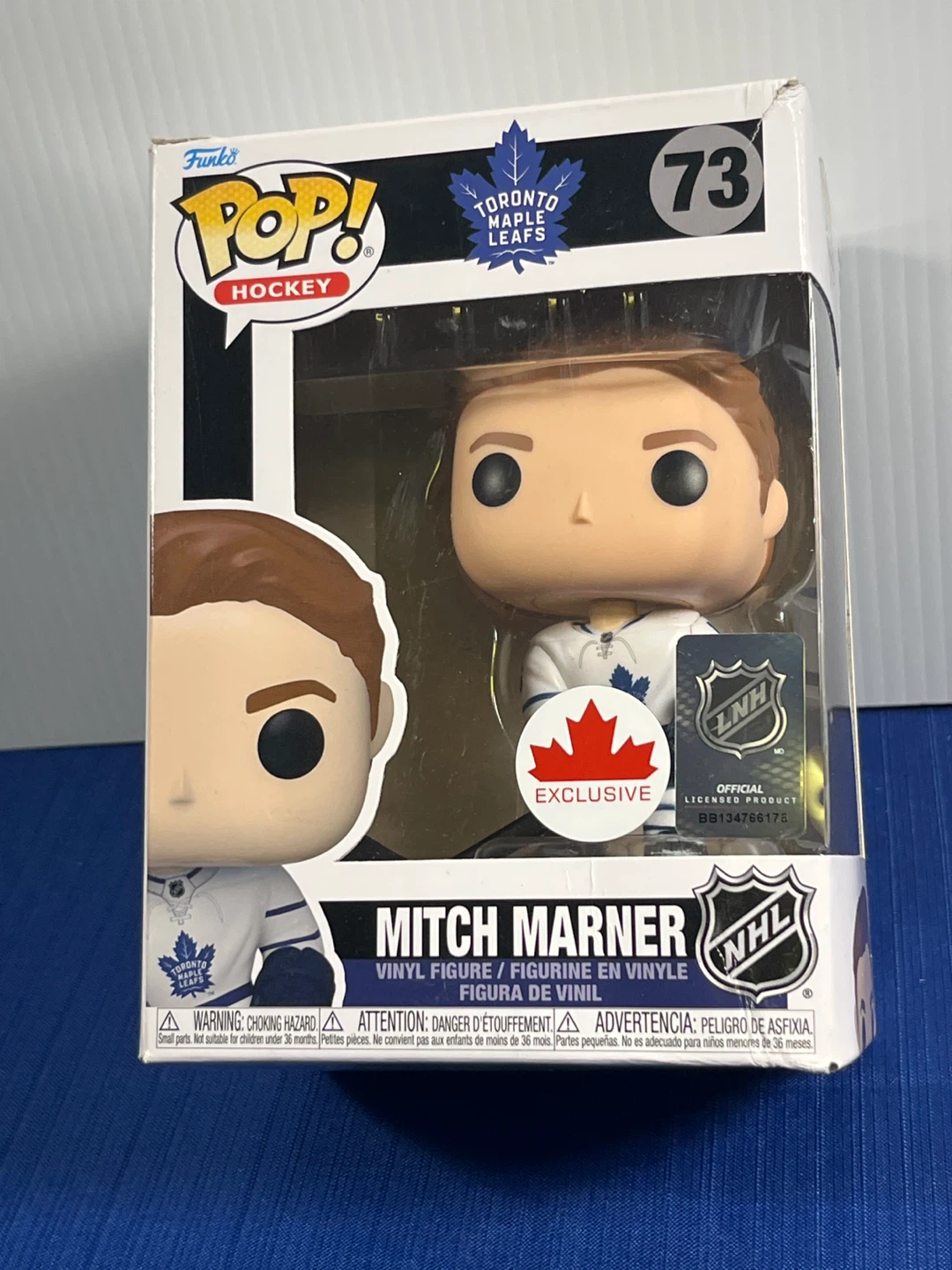 🍁 Funko Pop! Mitch Marner #73 (Canada Exclusive) White Jersey!