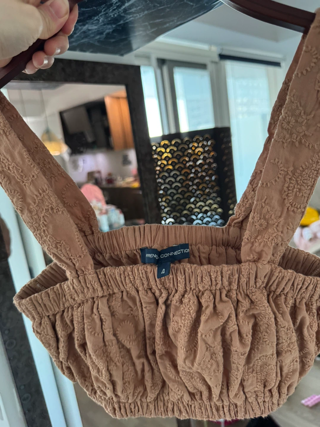 French Connection Embroidered Crop Top - photo 2