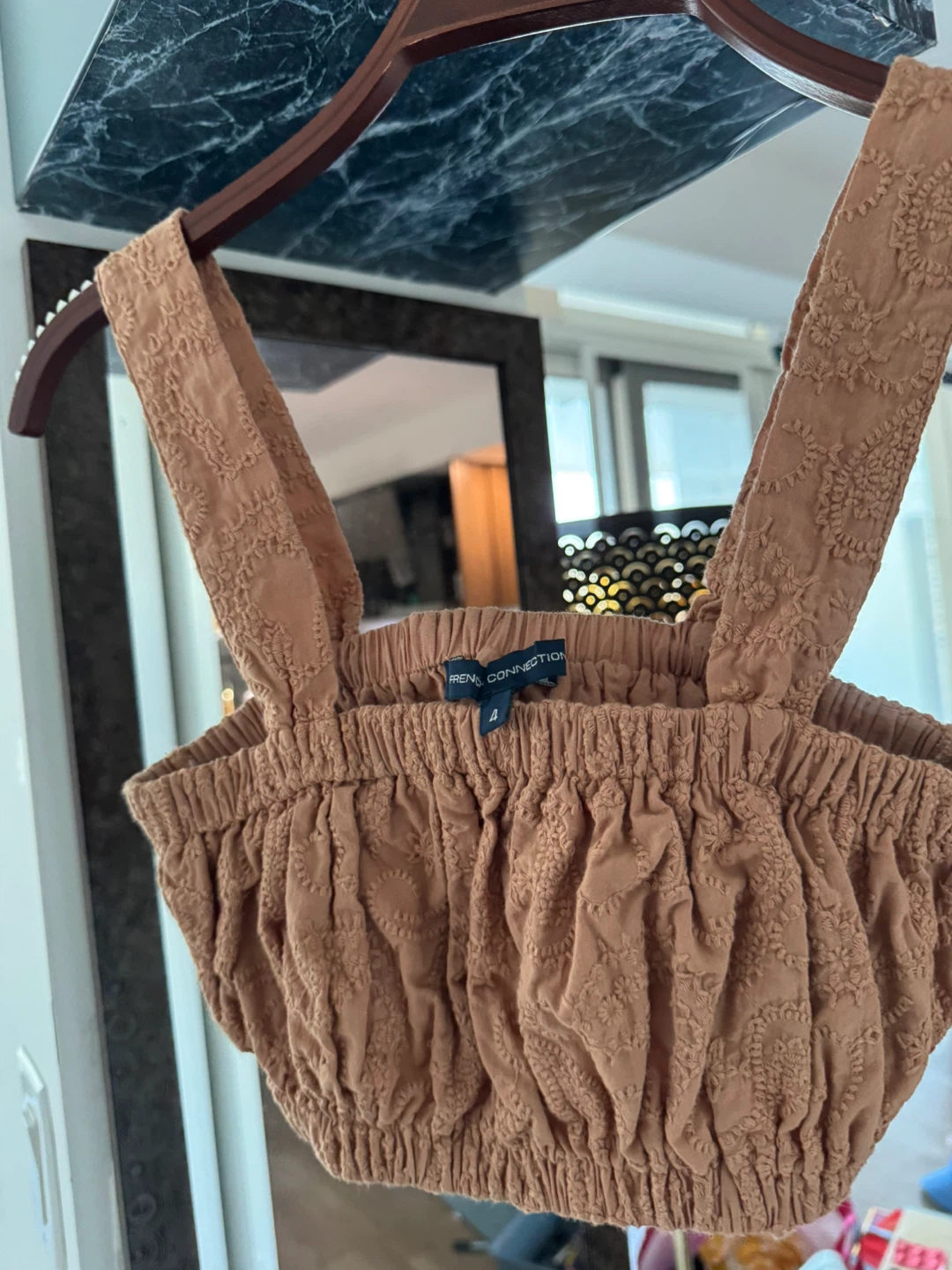 French Connection Embroidered Crop Top - photo 3