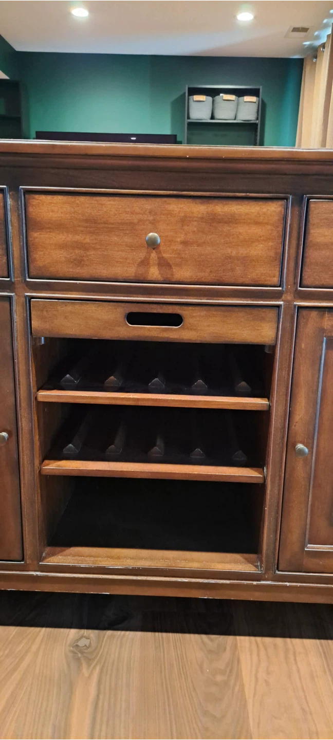 Dark wood sideboard - photo 3