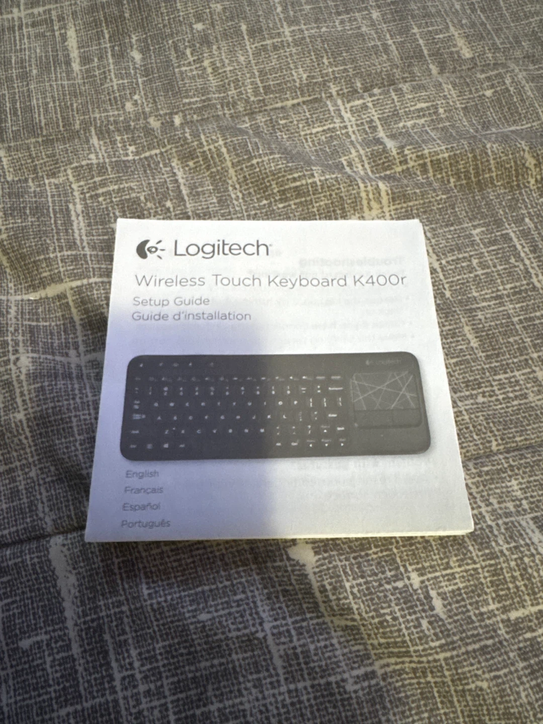 Logitech Wireless Touch Keyboard K400r - photo 3