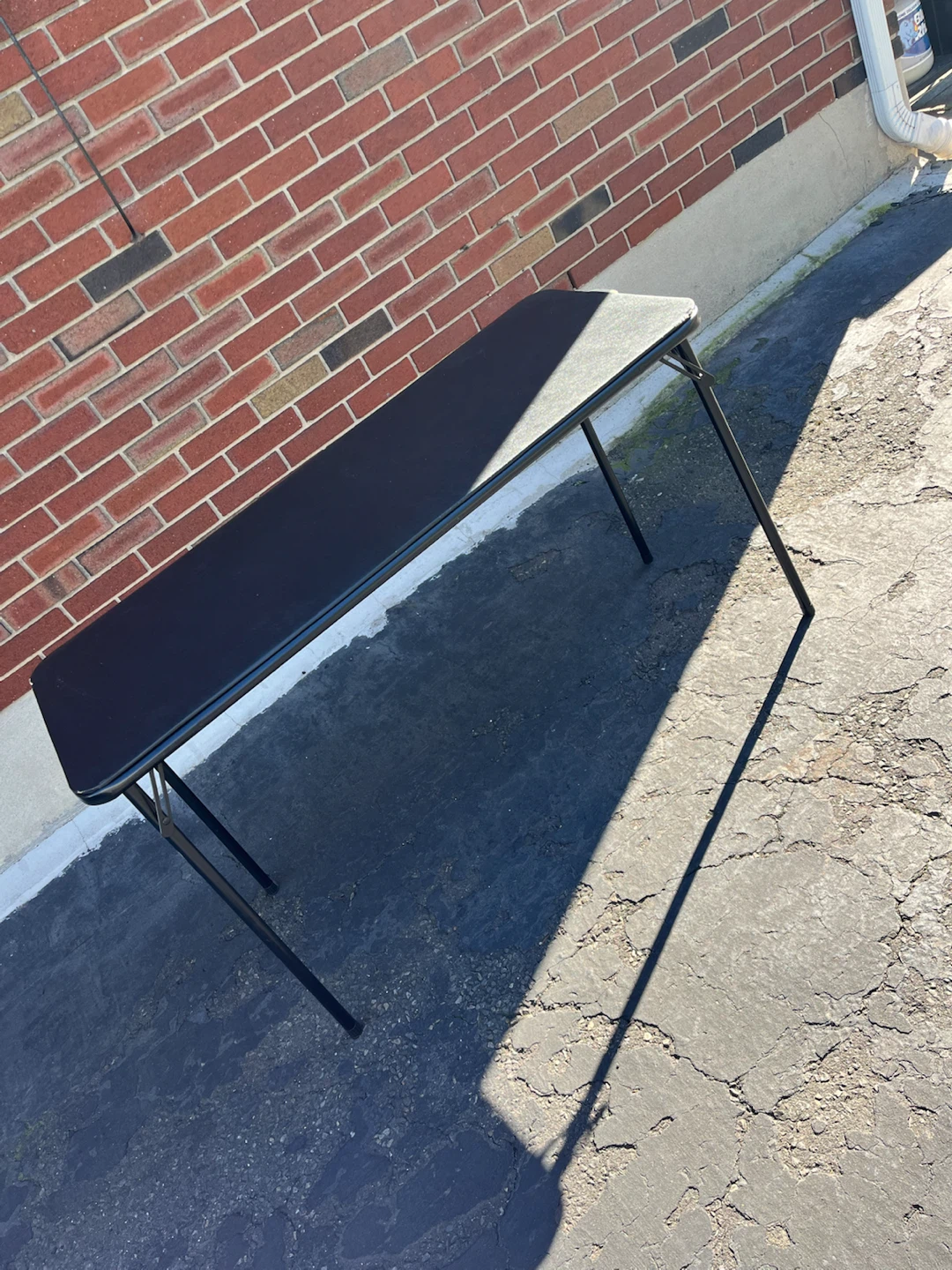 Black Folding Utility Table