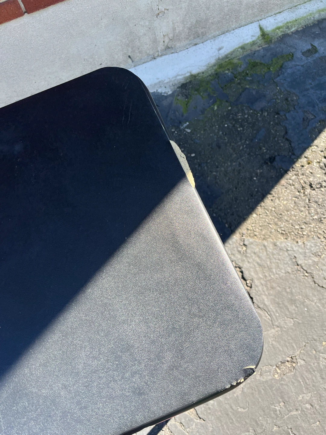 Black Folding Utility Table - photo 2