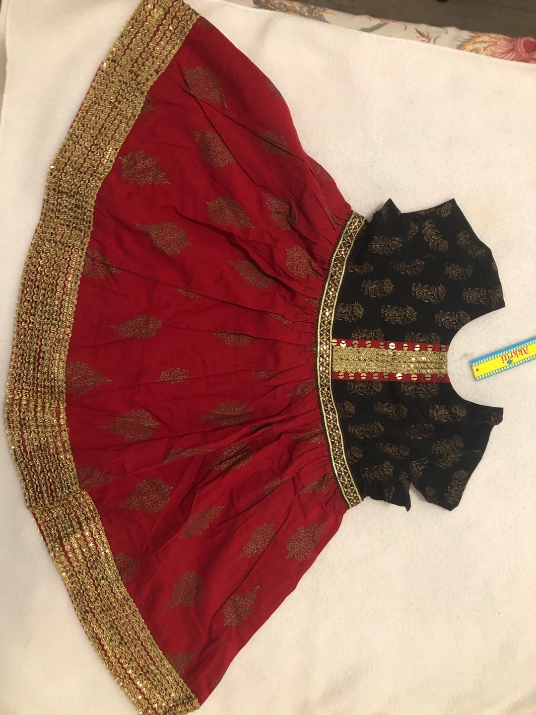 Brand NEW Girls Red and Black Dress