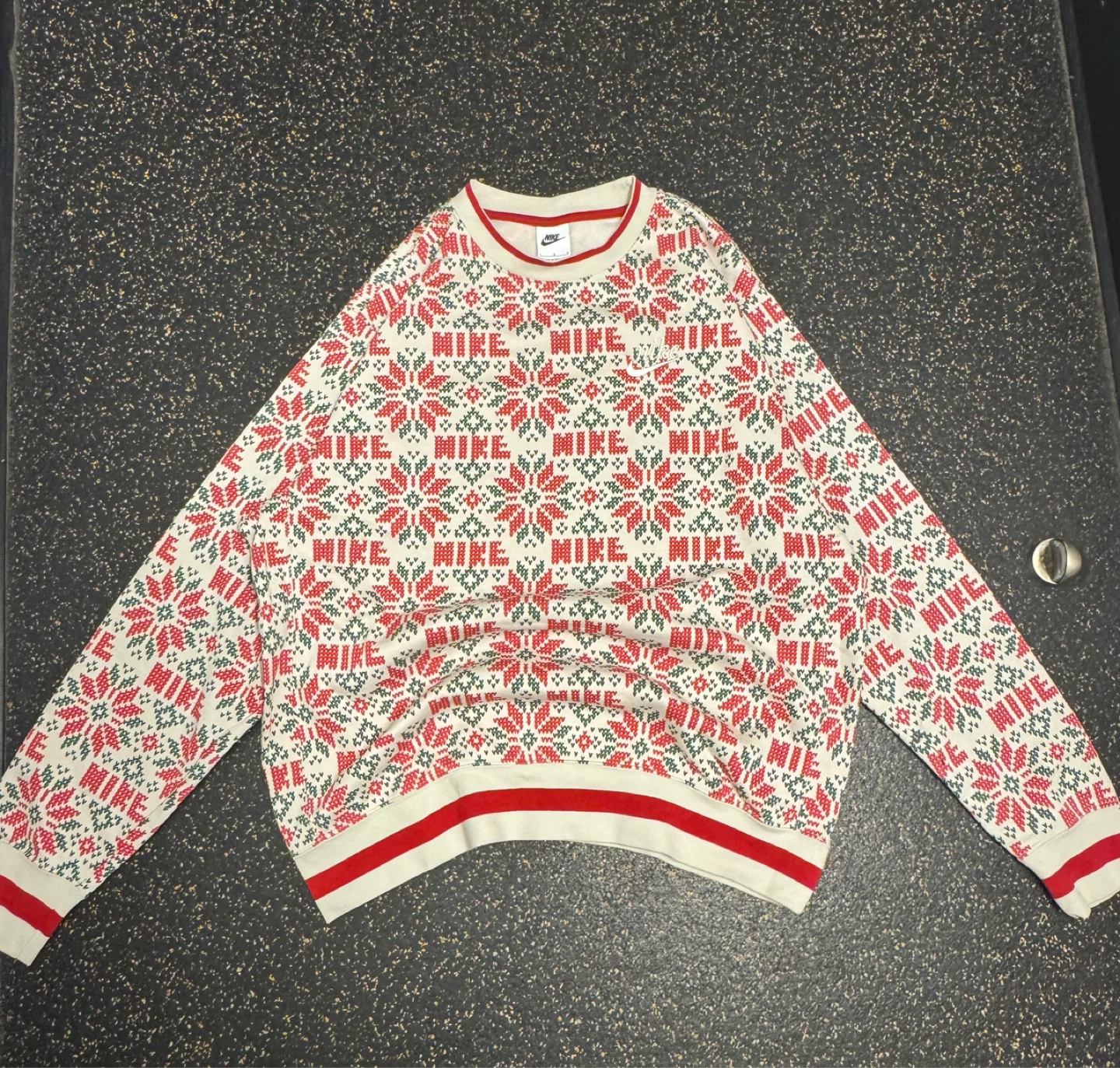 Nike Holiday Sweater Print Sweatshirt