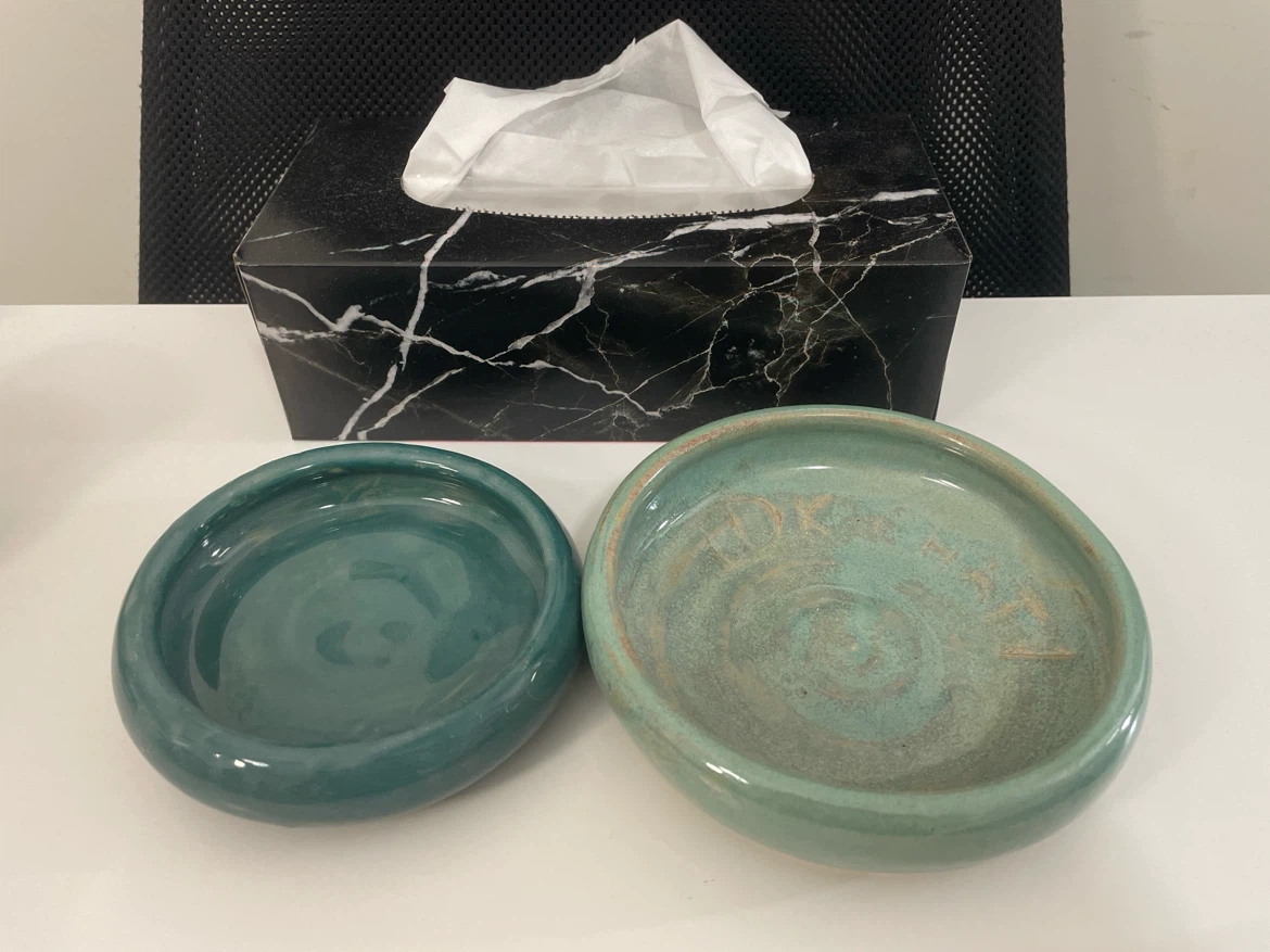 Two Handmade Ceramic Dishes