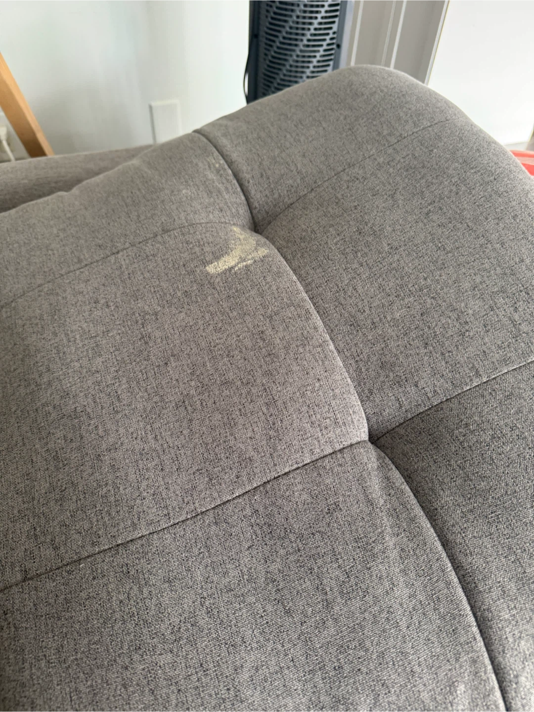 Grey sectional sofa with pull-out bed and storage - photo 2