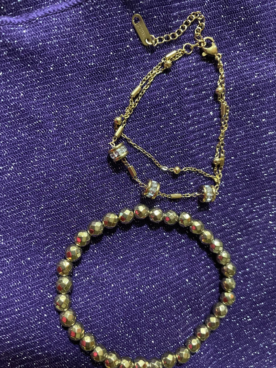 Set of Two Gold-Tone Bracelets - photo 2