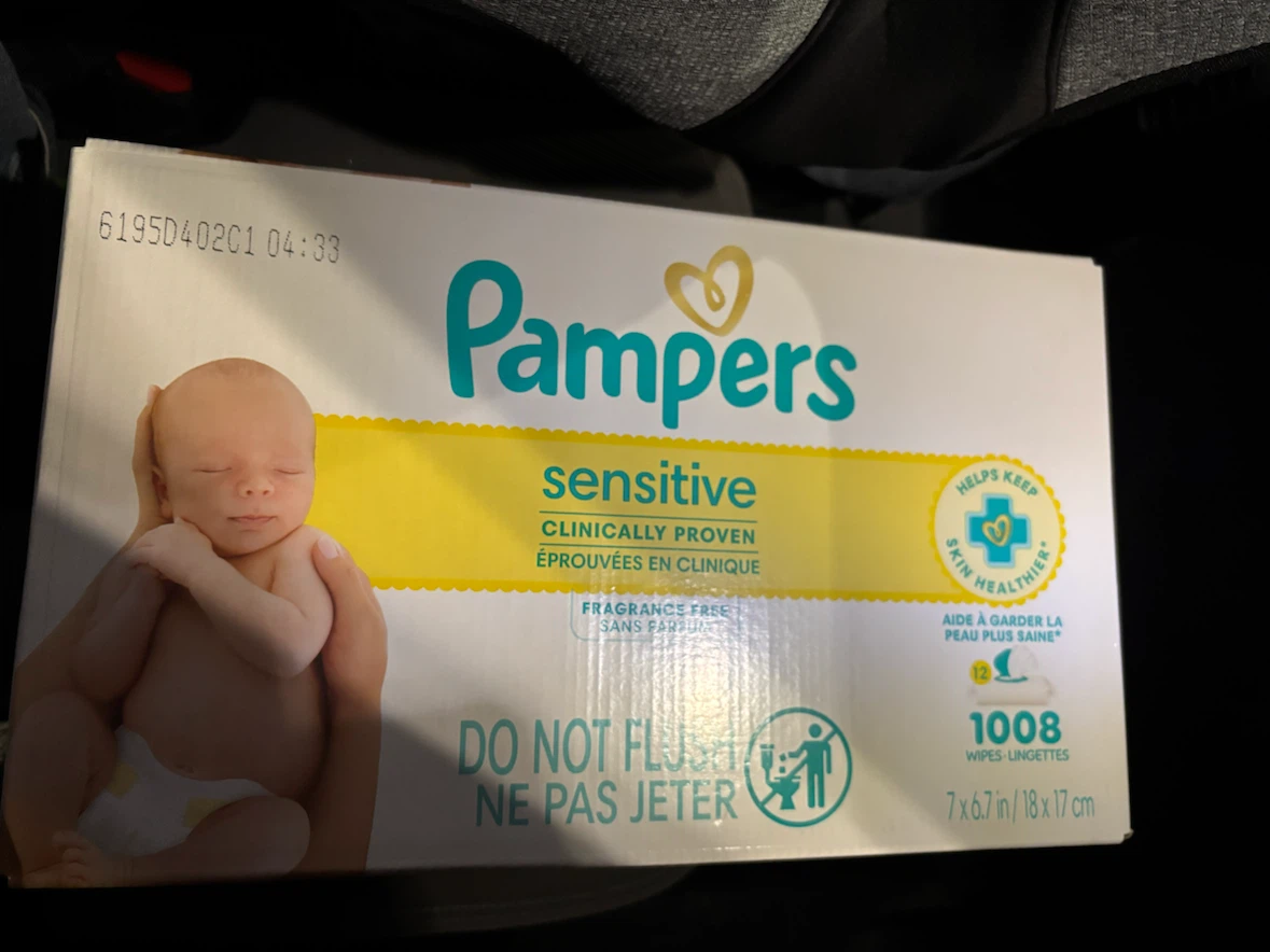 Pampers Sensitive Baby Wipes 1008 count