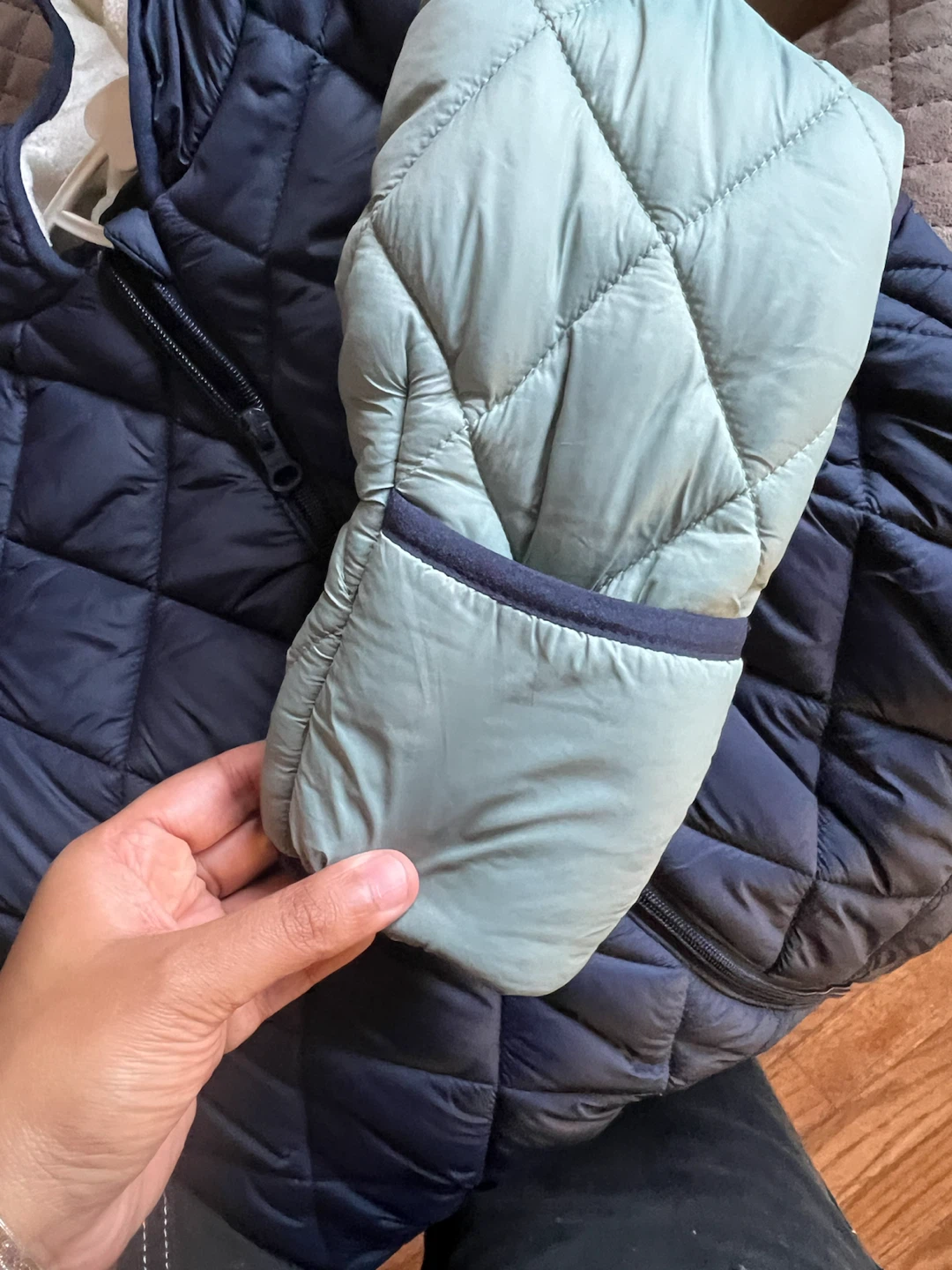 George Quilted Baby Bunting Snow Suit - photo 3