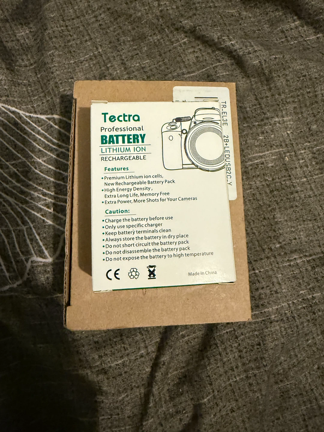 Tectra EN-EL3E Lithium Ion Rechargeable Camera Battery - photo 2