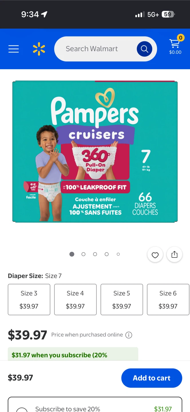 Pampers Cruisers 360 Pull-On Diapers Size 7 - photo 2