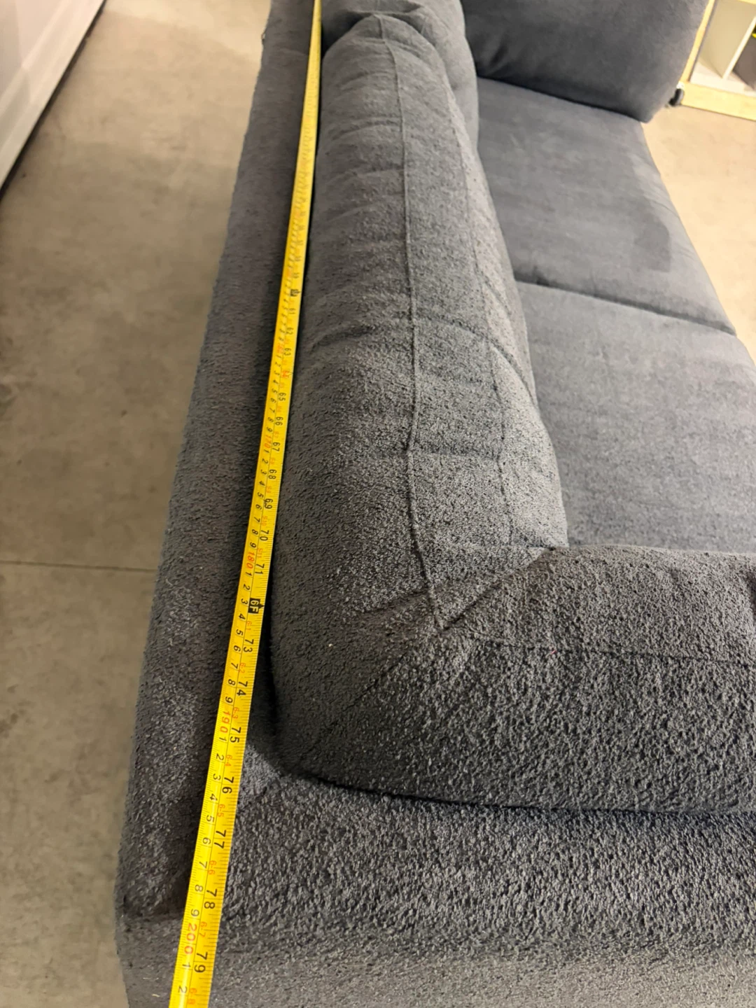 EQ3 Grey Sofa ( Delivery Available ) - photo 4