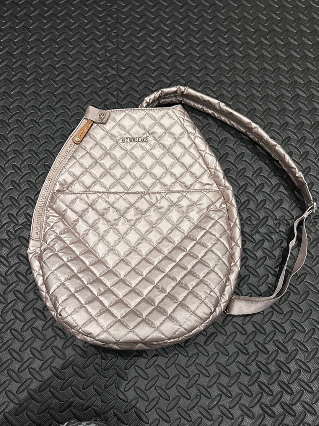 MZ Wallace Quilted Racquet Sling Bag