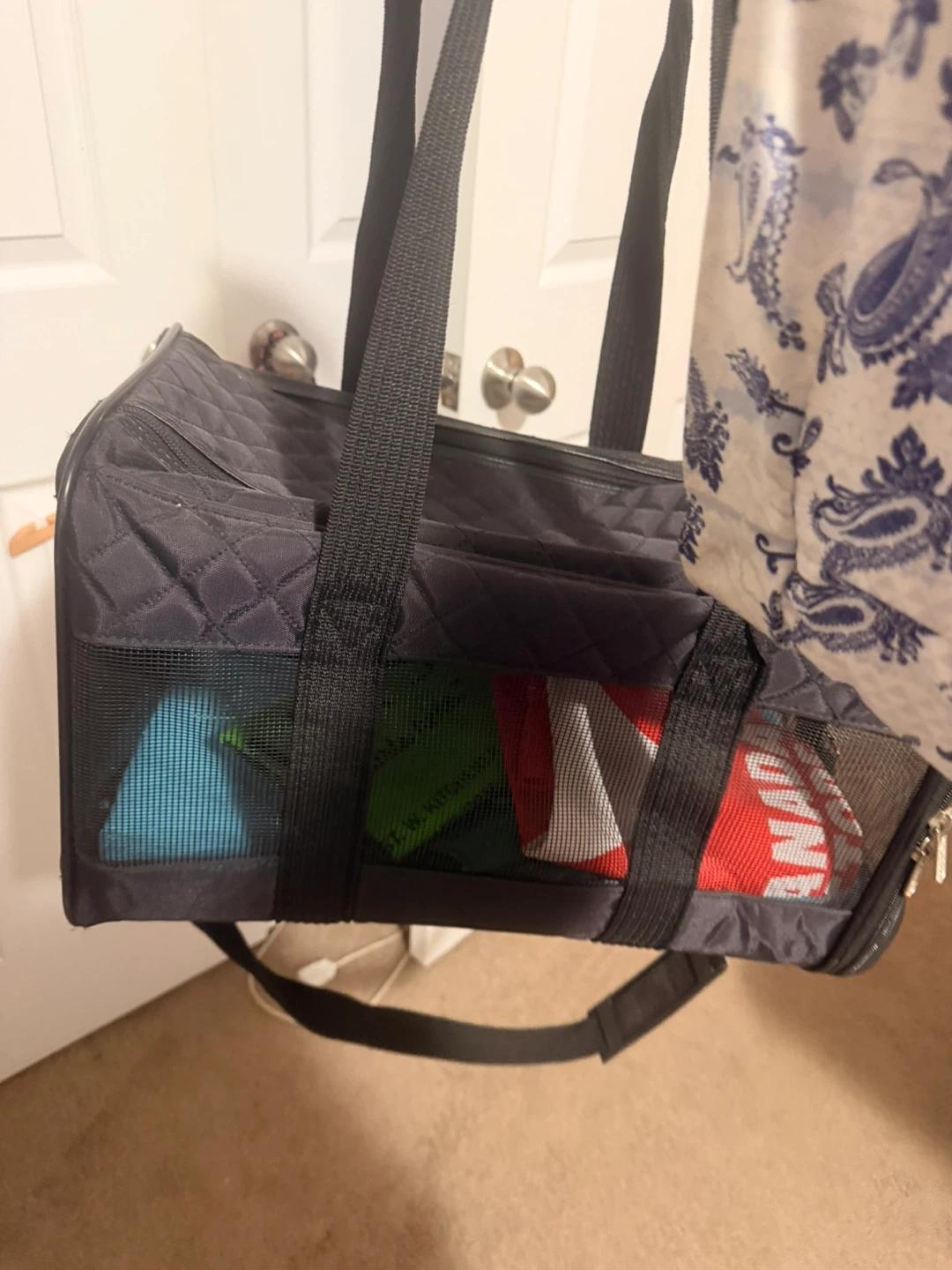 Quilted Pet Carrier for small dog - photo 2