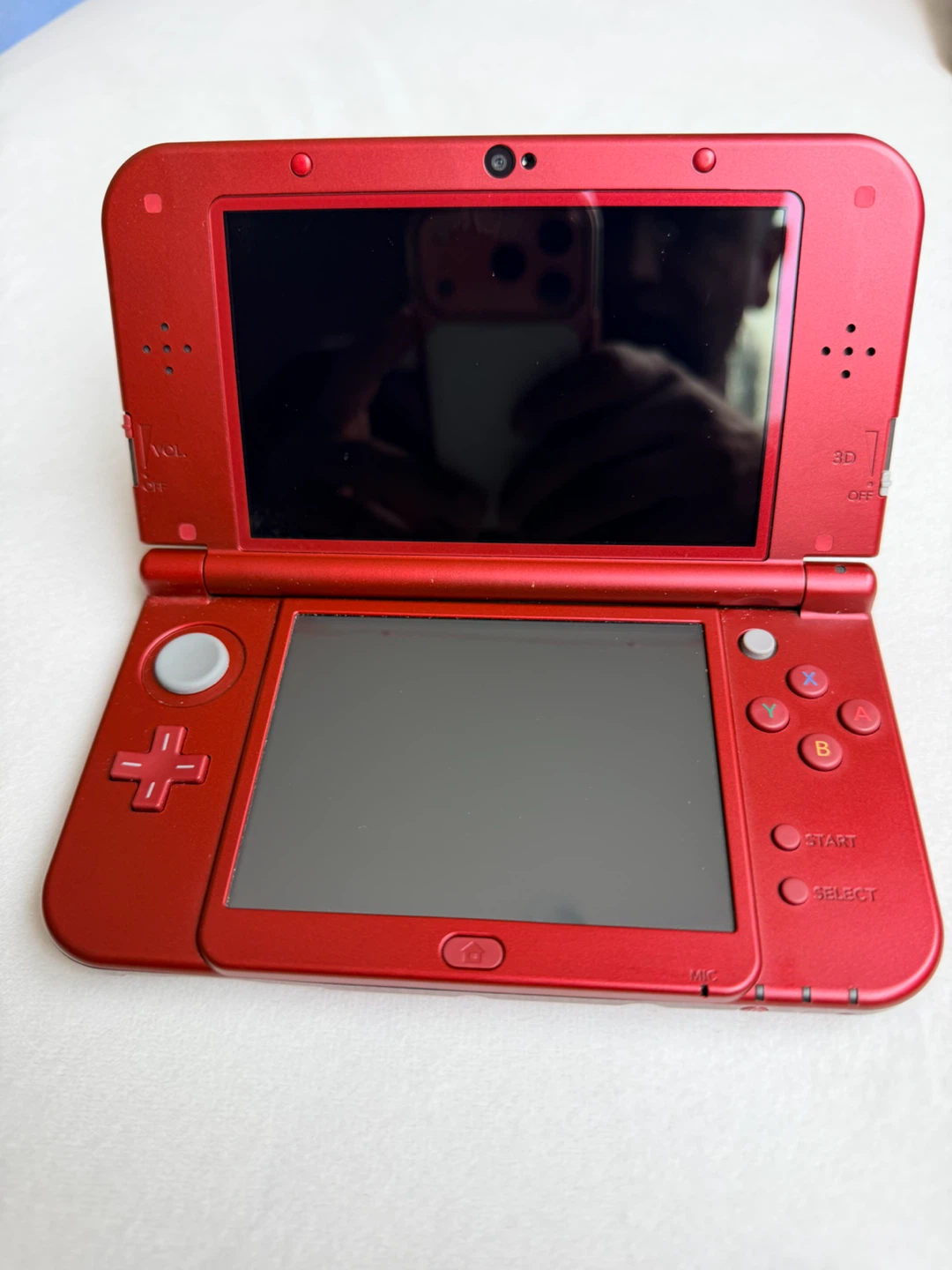 Red New Nintendo 3DS XL with Mario Party Star Rush