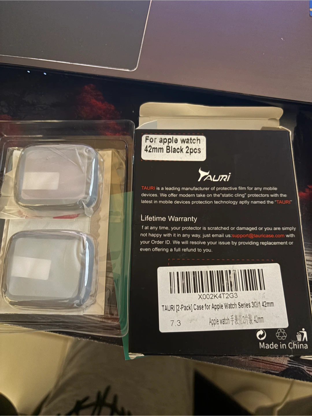 TAURI Apple Watch 42mm Screen Protector Cases - photo 2