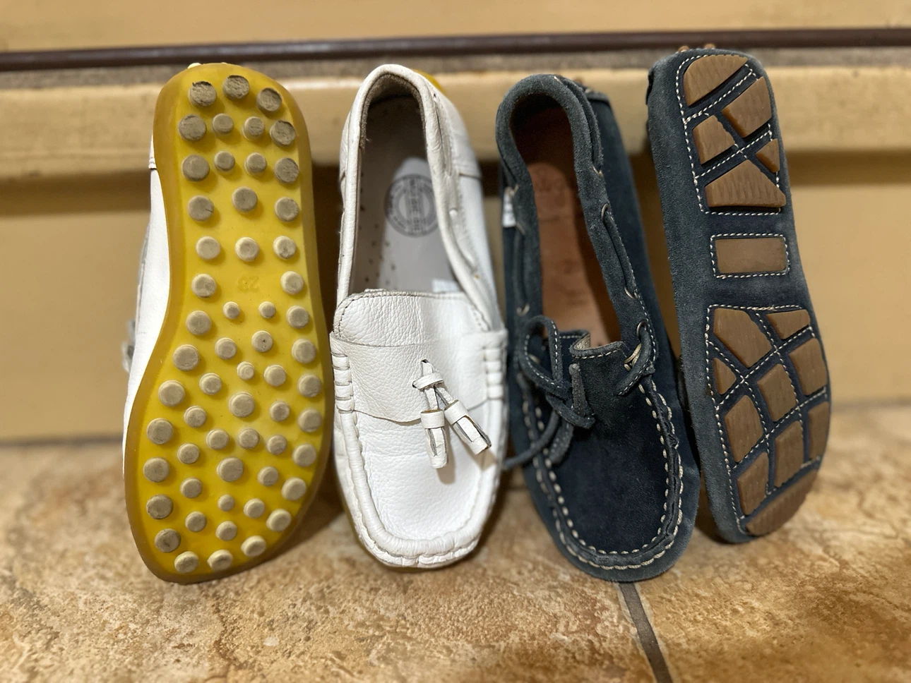 Two pairs of toddler loafers - photo 2