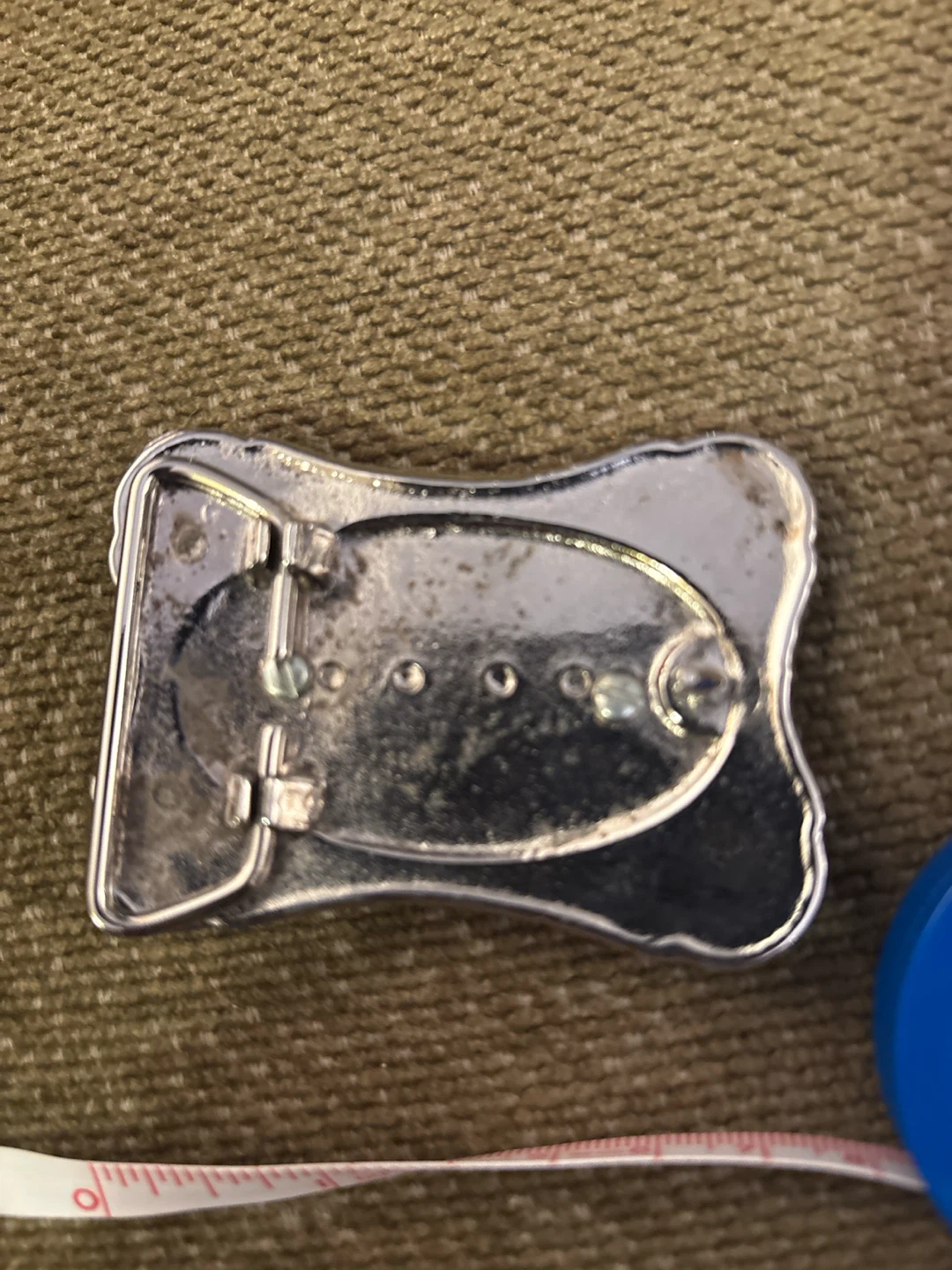 Western Style Belt Buckle with Stone Detail - photo 3